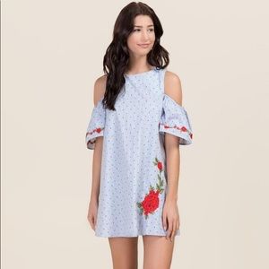 Francesca Cold shoulder dress